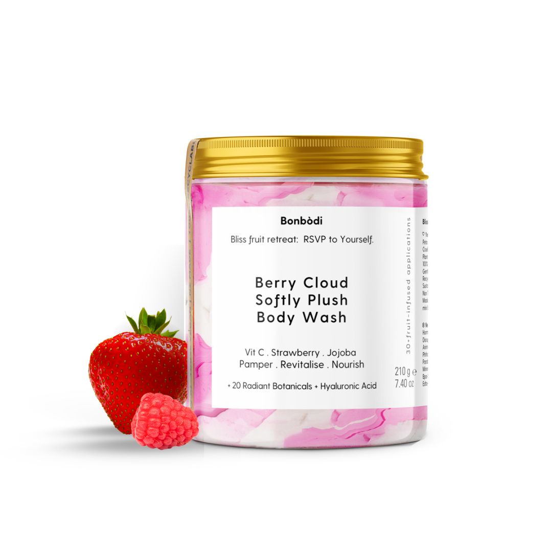 Berry Cloud Softly Plush Body Wash 🍓 Bonbodi 210g