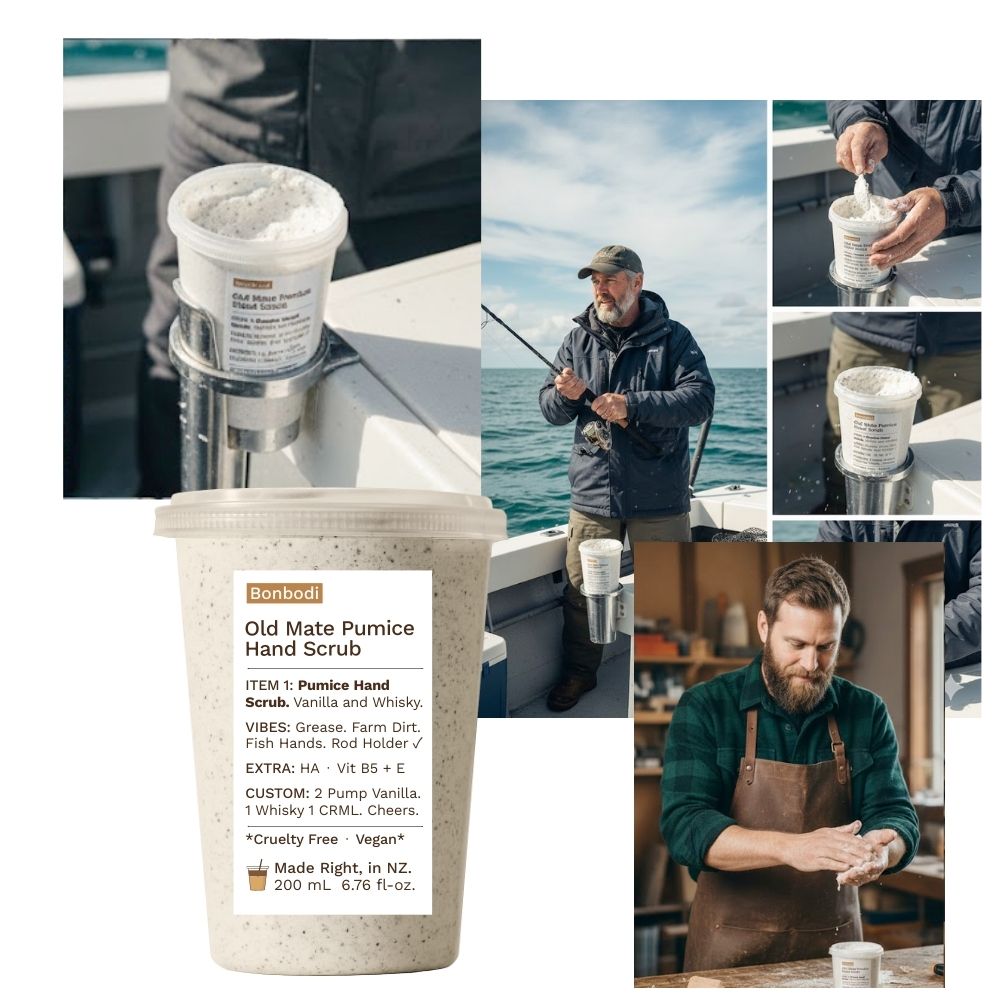 OLD MATE PUMICE HAND SCRUB: Whisky + Vanilla