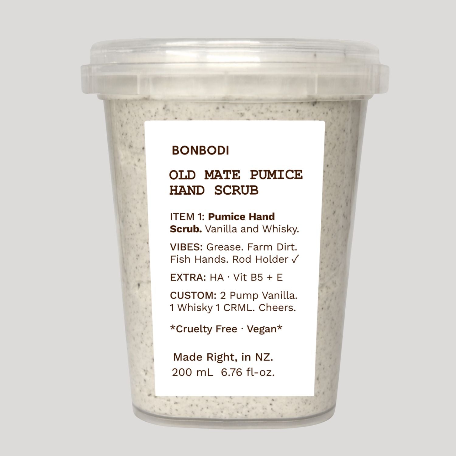 OLD MATE PUMICE HAND SCRUB: Whisky + Vanilla
