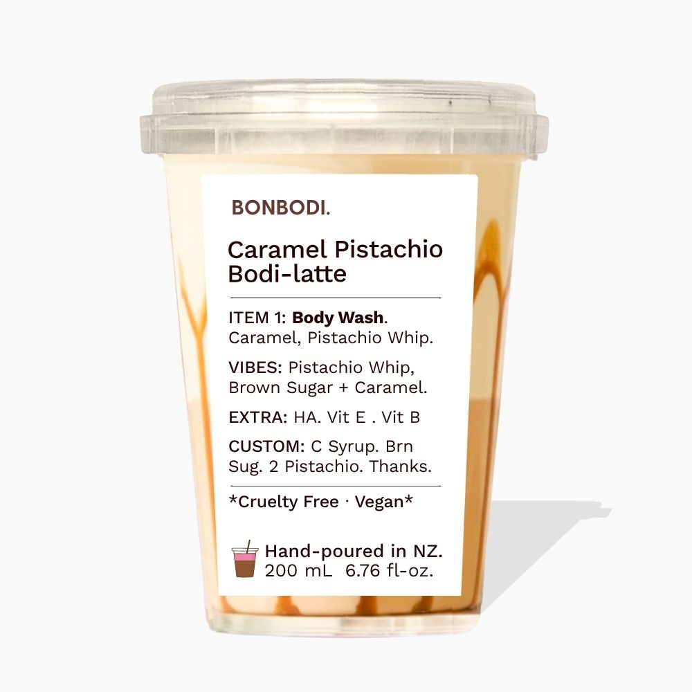Pistachio Caramel Bodi-latte