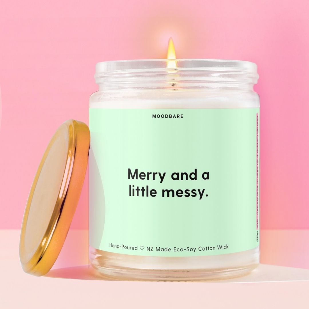 Merry and a little messy. Moodbare
